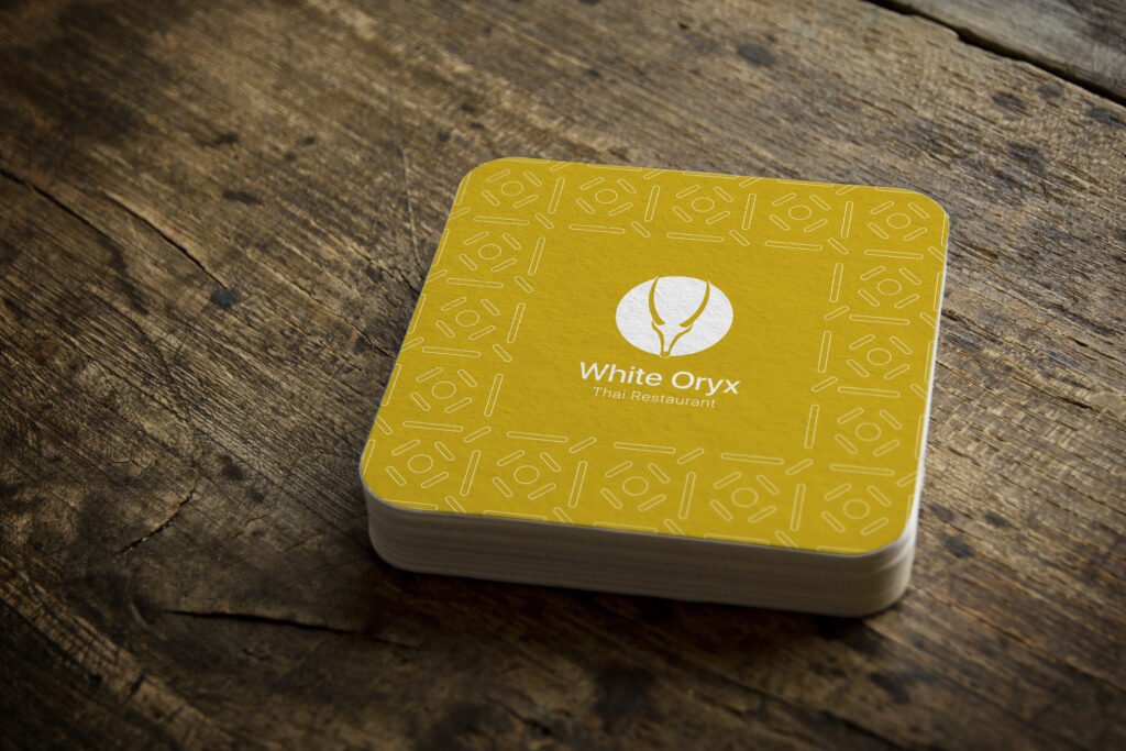 White Oryx_Cup Coster