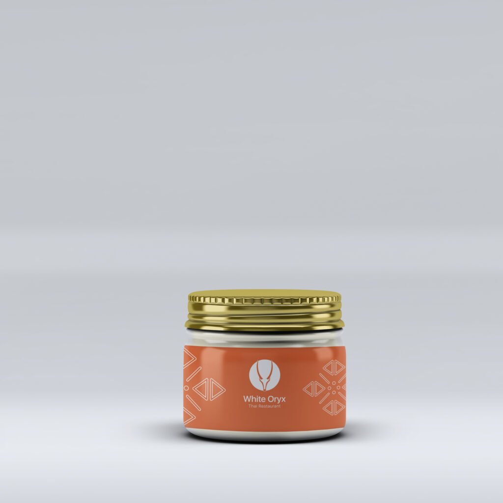 White Oryx_Sauce Jar